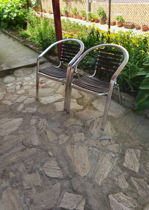 Алуминиеви столове 2.бр от Германия