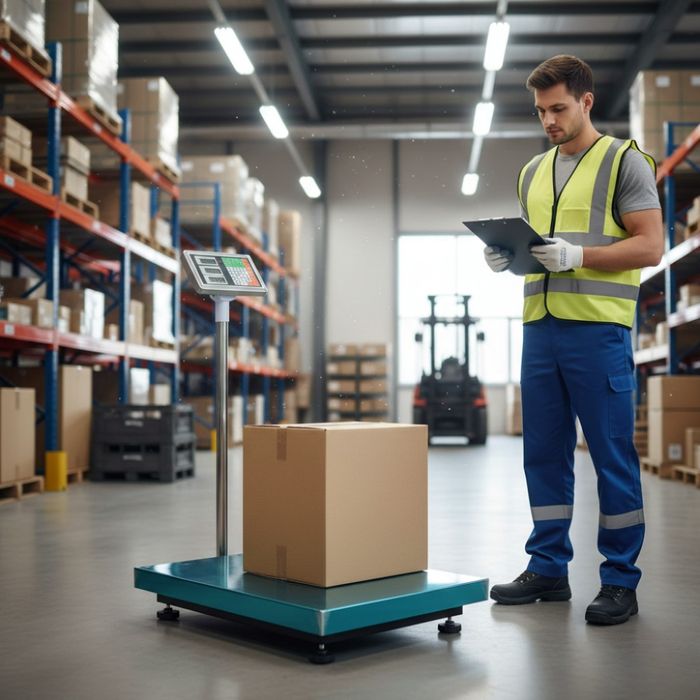 Електронен кантар с платформа до 1000 кг