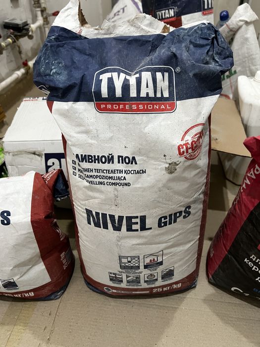 Наливной пол Tytan Nivel Gips