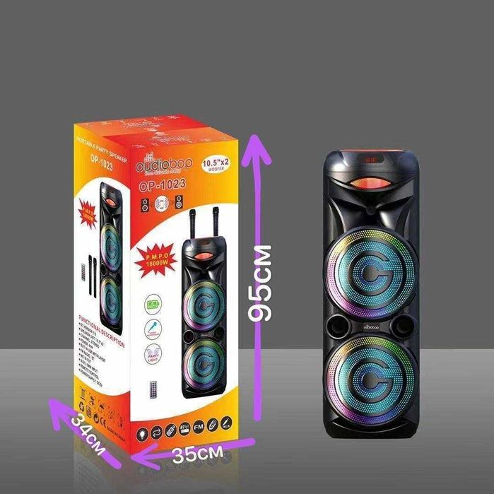 Колонки с караоке и Bluetooth — KTS, B-Q, BK