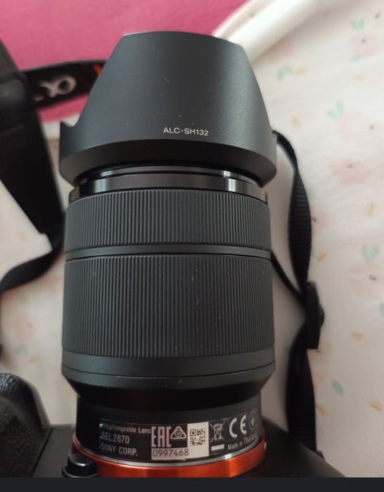 Obiectiv Canon 24-70  f4 și obiectiv sony