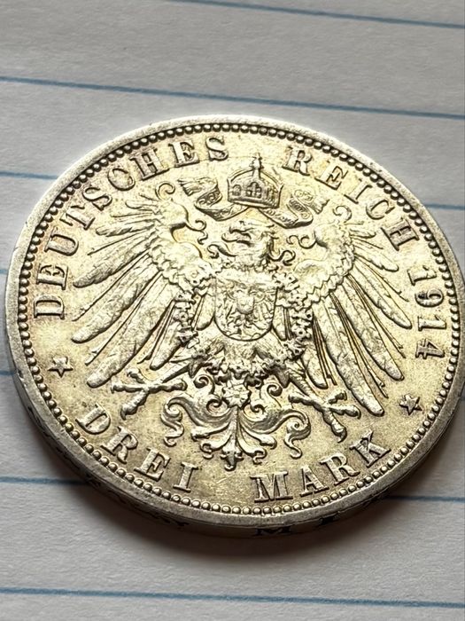 Серебряные монеты германии