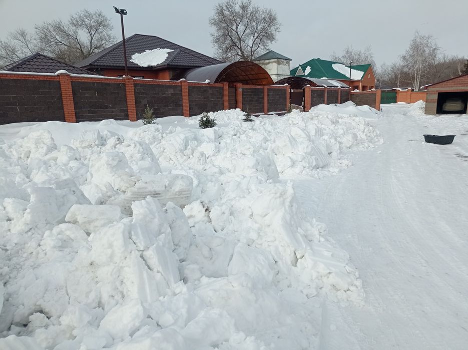 Чистка снега (ручная)