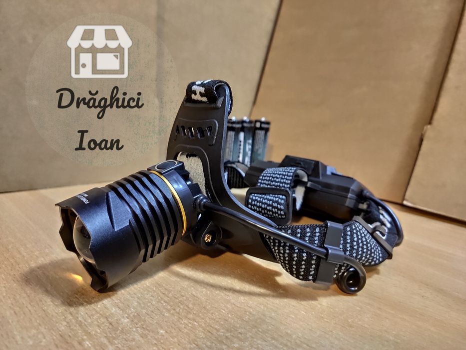 XHP160 FRONTAL- Lanterna de purtat pe cap cu LED 16 nuclee