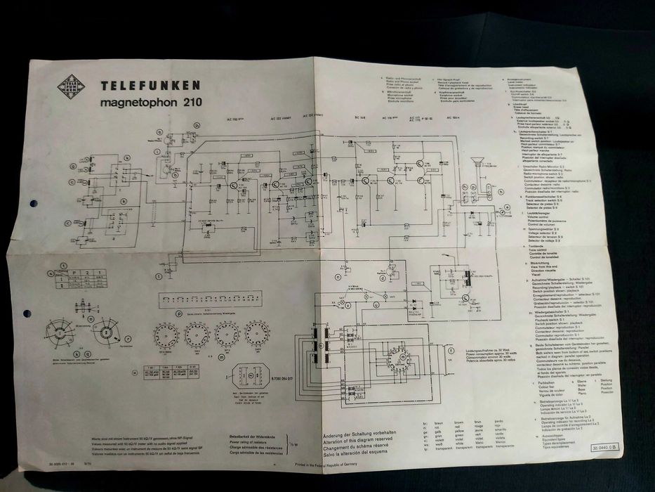 Telefunken Magnetophon 210
