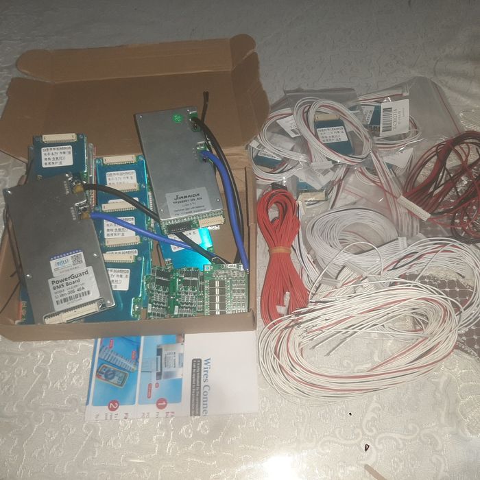 Bms balansed 12v-24v-36v-48v-60v-72v-84voltlila bor