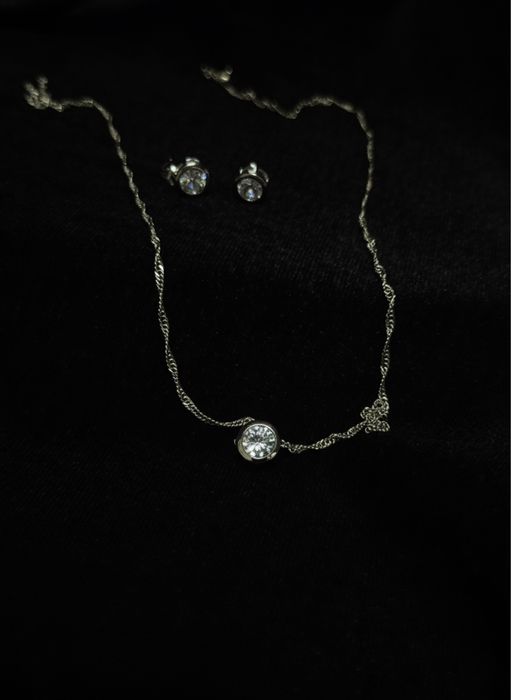Set Cercei şi Lanț S925