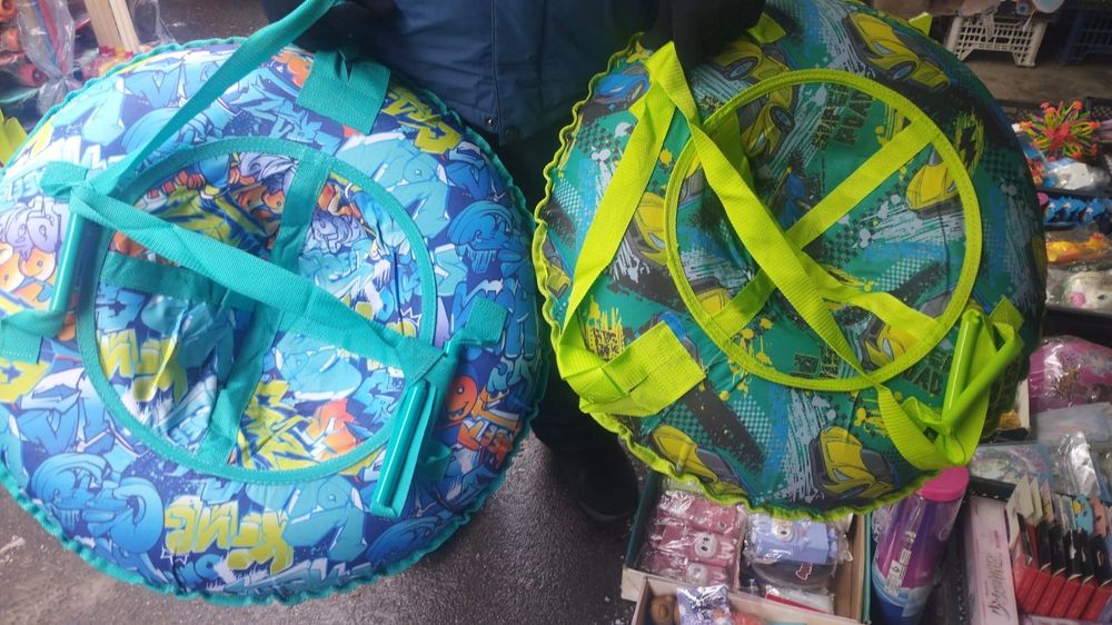 Ватрушки, тюбинг, баллоны