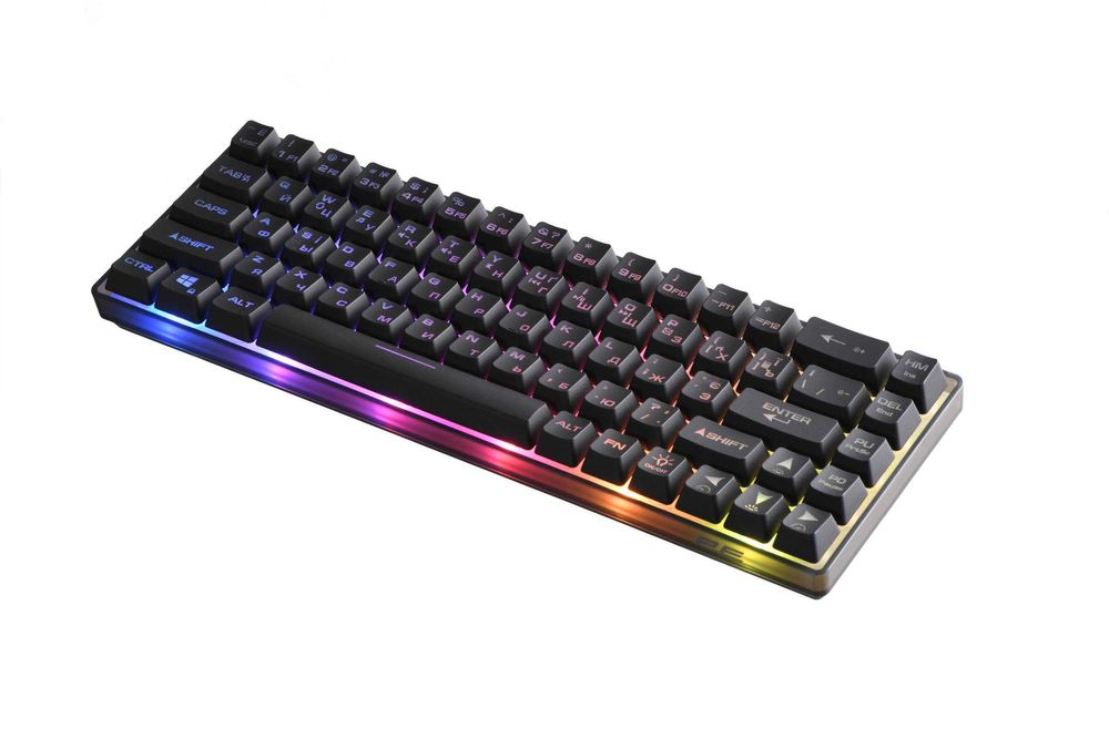 } Клавиатура игровая 2E GAMING KG345 Transaprent USB Black Ukr