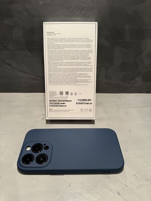 100%! КАТО  НОВ Iphone 14 Pro 256 GB Purple