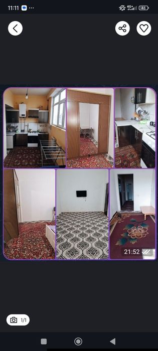 2xonali kvartira ijaraga bariladi