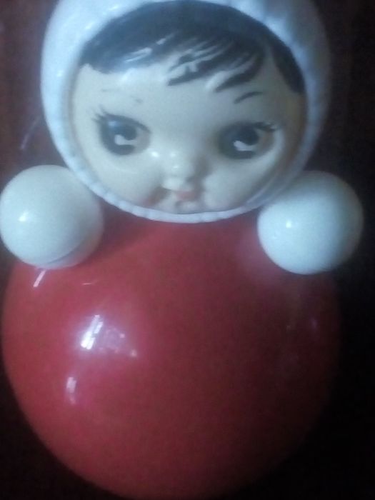Игрушка неваляшка Винтаж 15 см