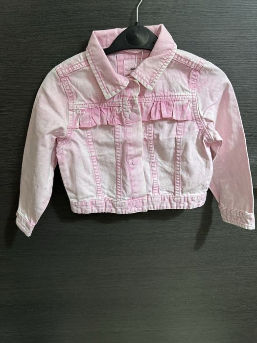 Geaca de blugi roz de fete 3-4 ani (104 cm)