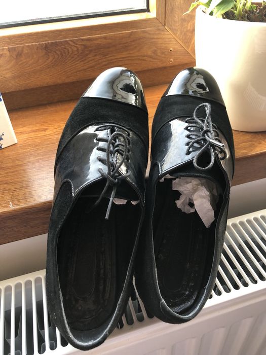 Pantofi Oxford, dama, piele 100%, marimea 38