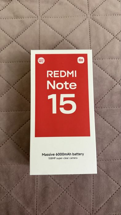 Redmi note 15 8gb RAm și  256gb stocare negru nou sigilat