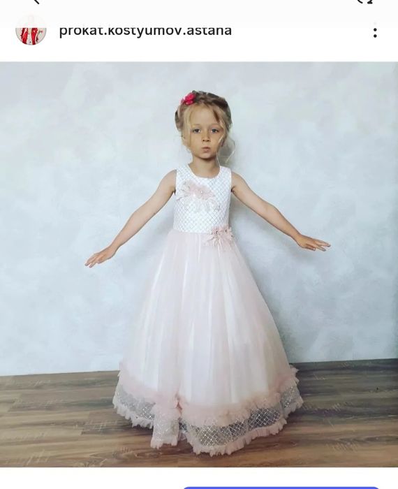 Новогоднее бальное платье для девочки