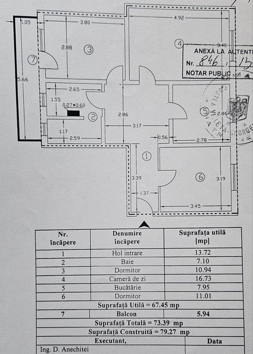 Apartament 3 camere Calea Romanului