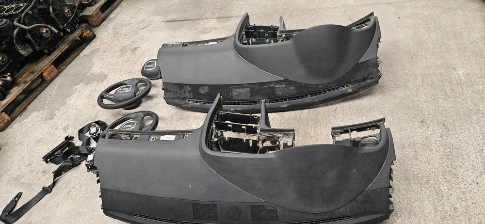 Kit airbag Audi A6 C6 4F plansa cu airbag + centuri + airbag volan