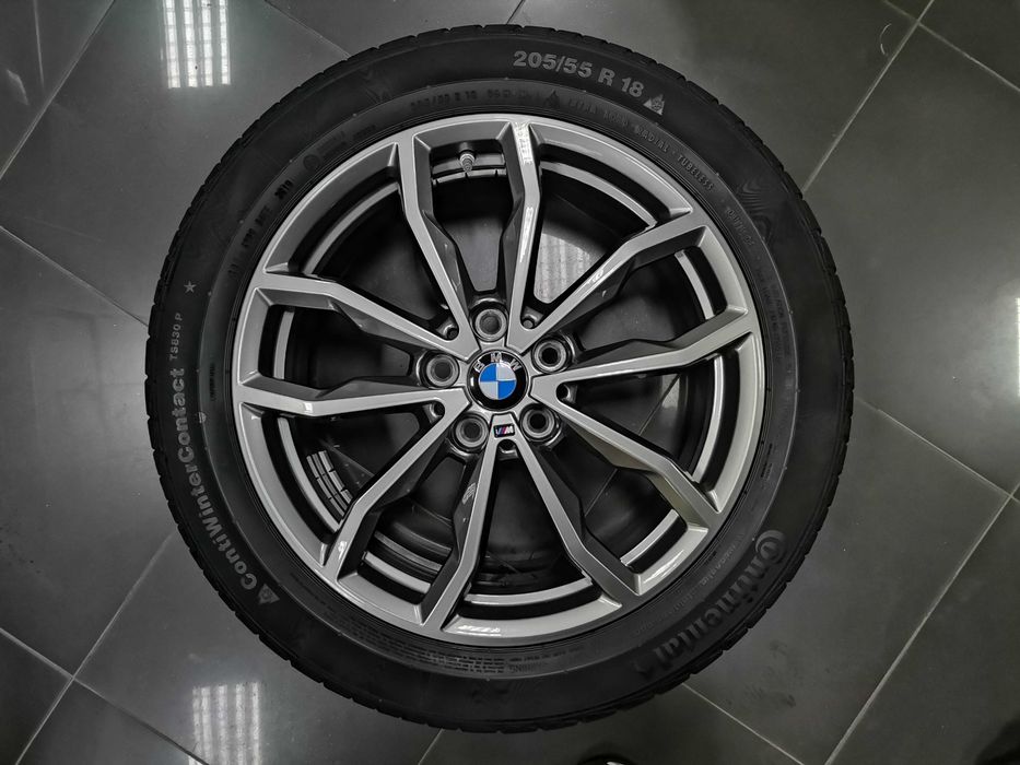 18” Зимен К-т BMW Джанти Style 711 M Гуми Датчик X1 F48 U11 U12 X2 F39