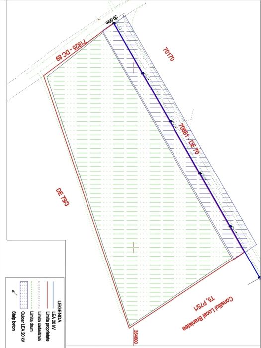 Intravilan 3,61ha pentru parc fotovotaic , poligon industrial ,etc