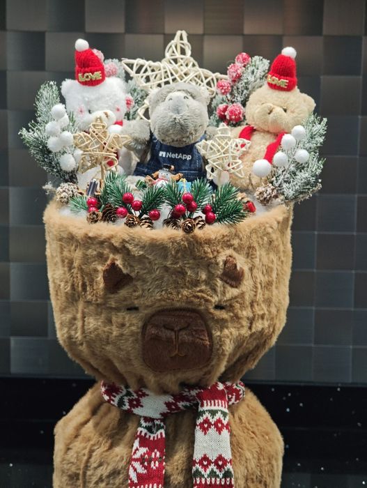 Коледен букет Капибара