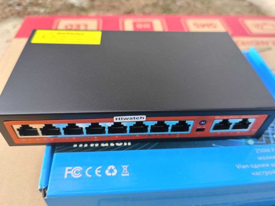 Коммутатор PoE для видеонаблюдение