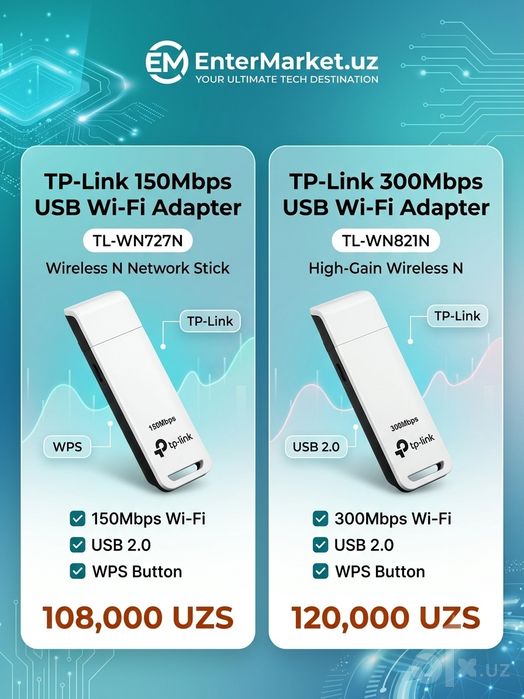 Сетевого адаптера TP-Link Wireless USB Adapter: