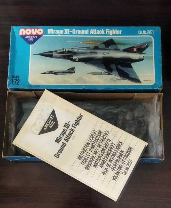 сборная модель самолёта Мираж IIIC 1/72 NOVO РАРИТЕТ СССР!