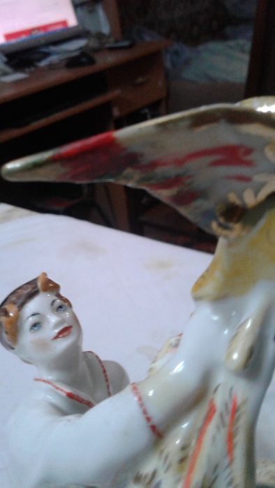 Фарфор. ЛФЗ . Иванушка и Жар- птица . Редкая.