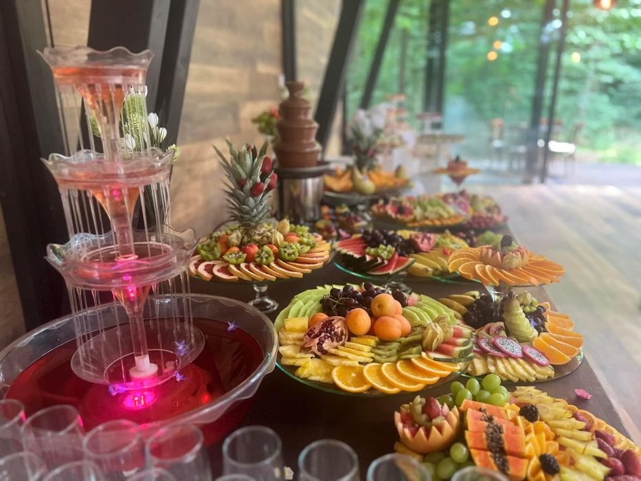 Candy Bar- Bar Fructe- Fantana ciocolata - evenimente  de la A la Z