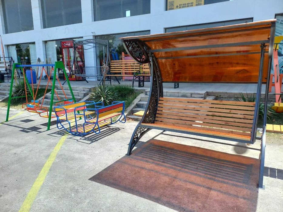 Качели металлические