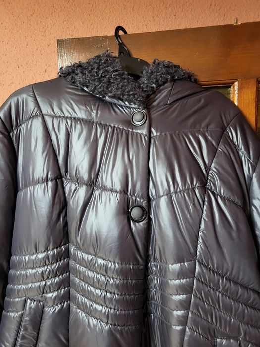 Geaca dama marimea 54 poloneza cu pana gasca