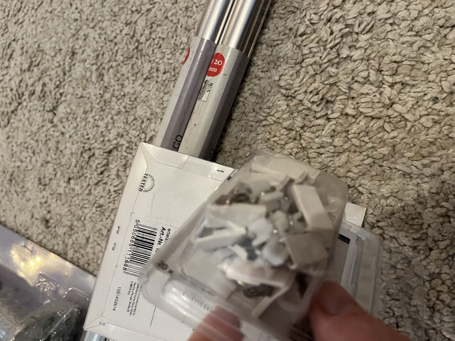 Galerie draperii sina de 160 cm metal profil culisare