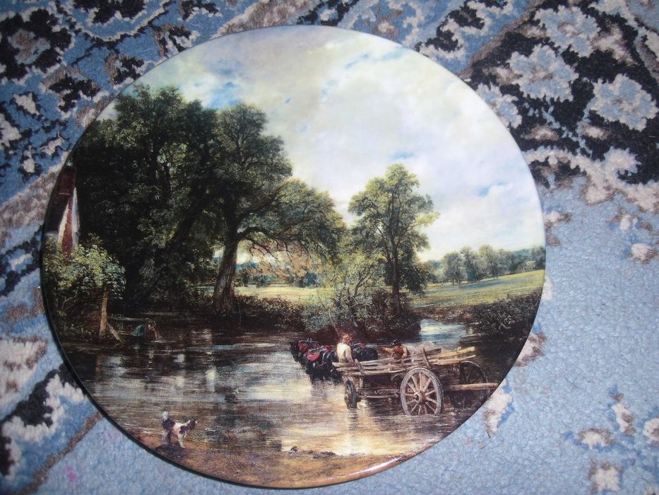 farfurii noi ,cu pasari portelan engl.