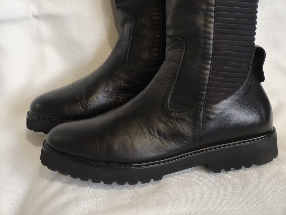 Ботуши естествена кожа, номер 40