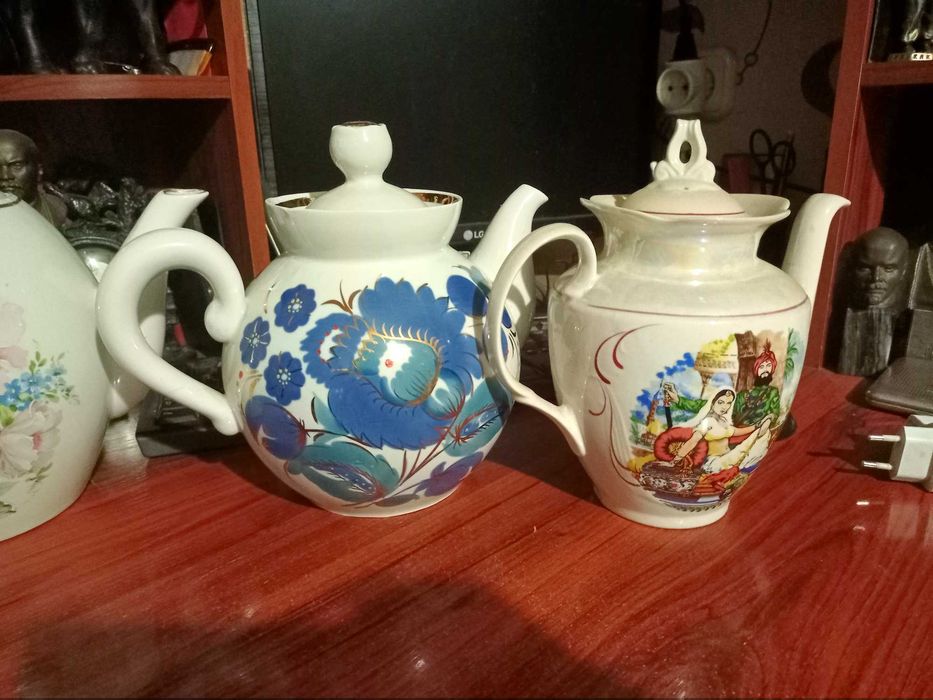 Чайник заварник ссср большой. (фарфор)