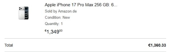 ЧИСТО НОВ Iphone 17 Pro Max 256GB