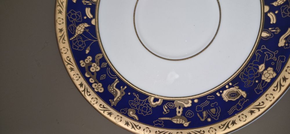 Set serviciu de cafea Zepter 12 piese. Pictate manual, aurite.