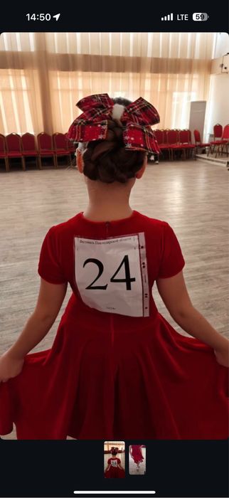 Танцевальное платье для девочки