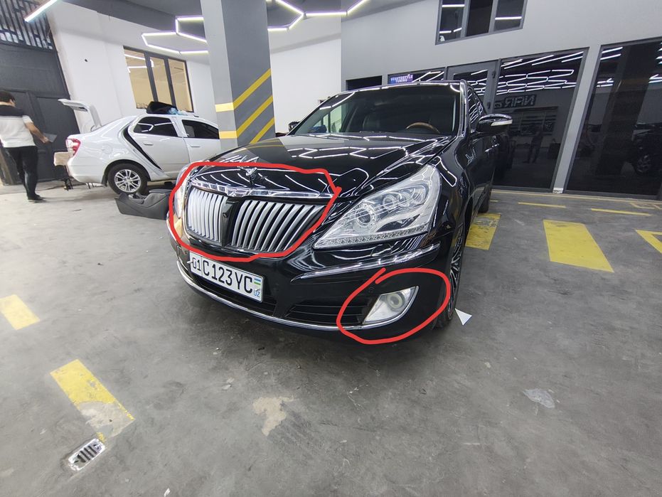 Hyundai Genesis Equus Oldi Orqa fara,Tumanka va Oblisovka, Kapot,Bagaj