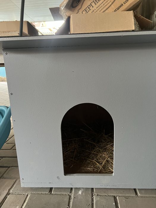 Будка для собак деревяная