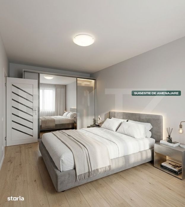 Apartament 2 camere, 50 mp, garaj, Optimus Vivo — fotografia 3