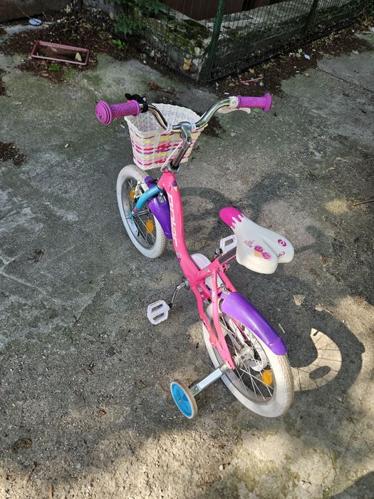 Bicicleta Copii Polar Icecream - 16 Inch, Roz-Mov