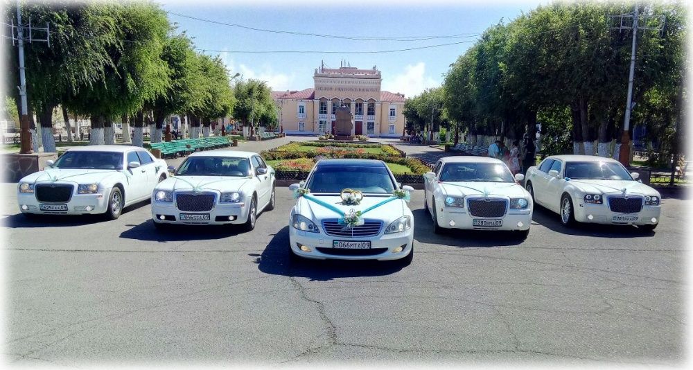 Свадебный кортеж! Лимузин.