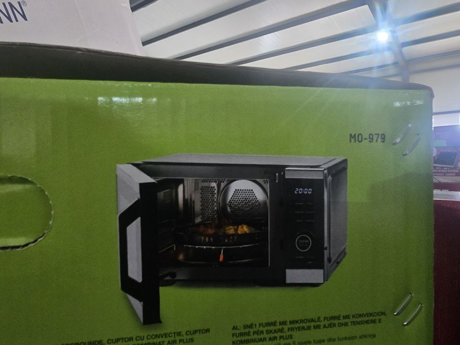 Нова микровълнова фурна MUHLER MO 979 Air Plus, 1450W, 27L 5в1  Грил  Конвекция Инокс