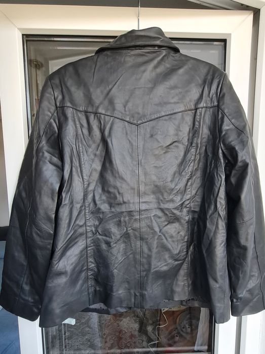 Jacheta/sacou dama, NOU, din piele naturala, marime L-XL