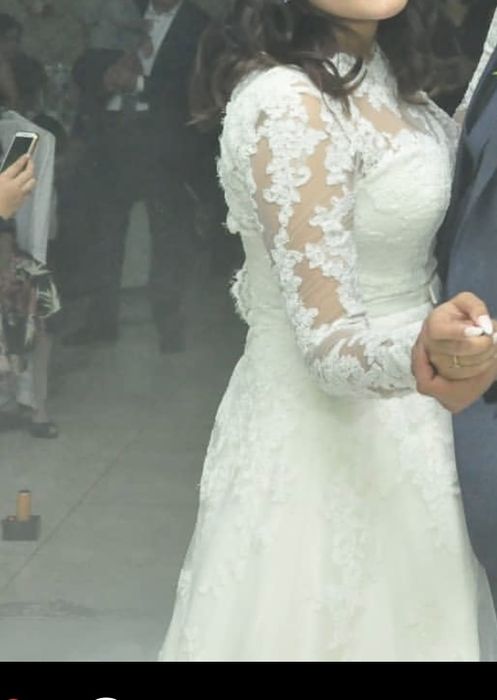 Шикарное свадебное платье