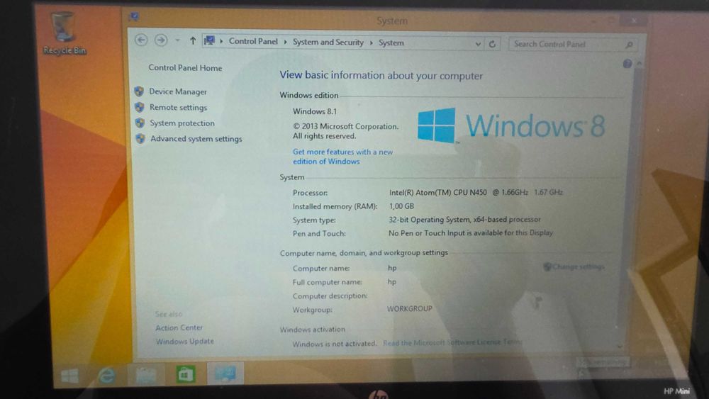 Mini Laptop HP si Packard Bell