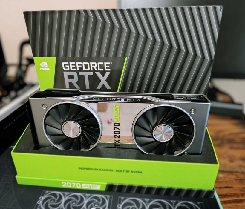 NVIDIA RTX 2070 Super Founders Edition Колекционерска карта, Гаранция!