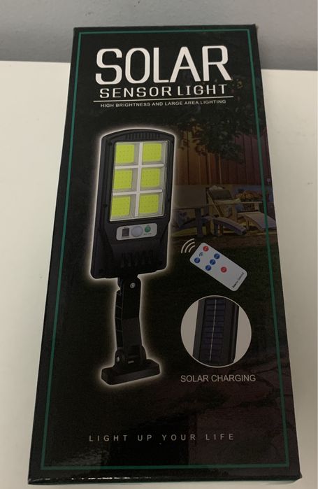 Lampa cu Incarcare Solara 150W, 160 LED-uri, cu senzor miscare